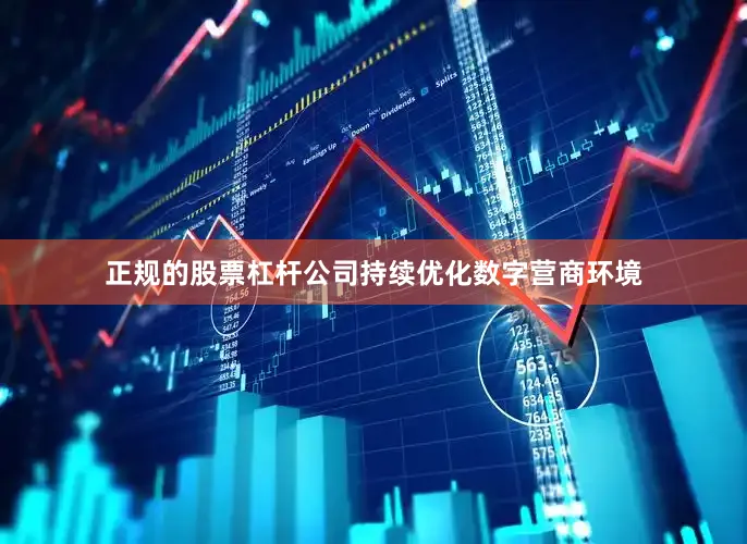 正规的股票杠杆公司持续优化数字营商环境